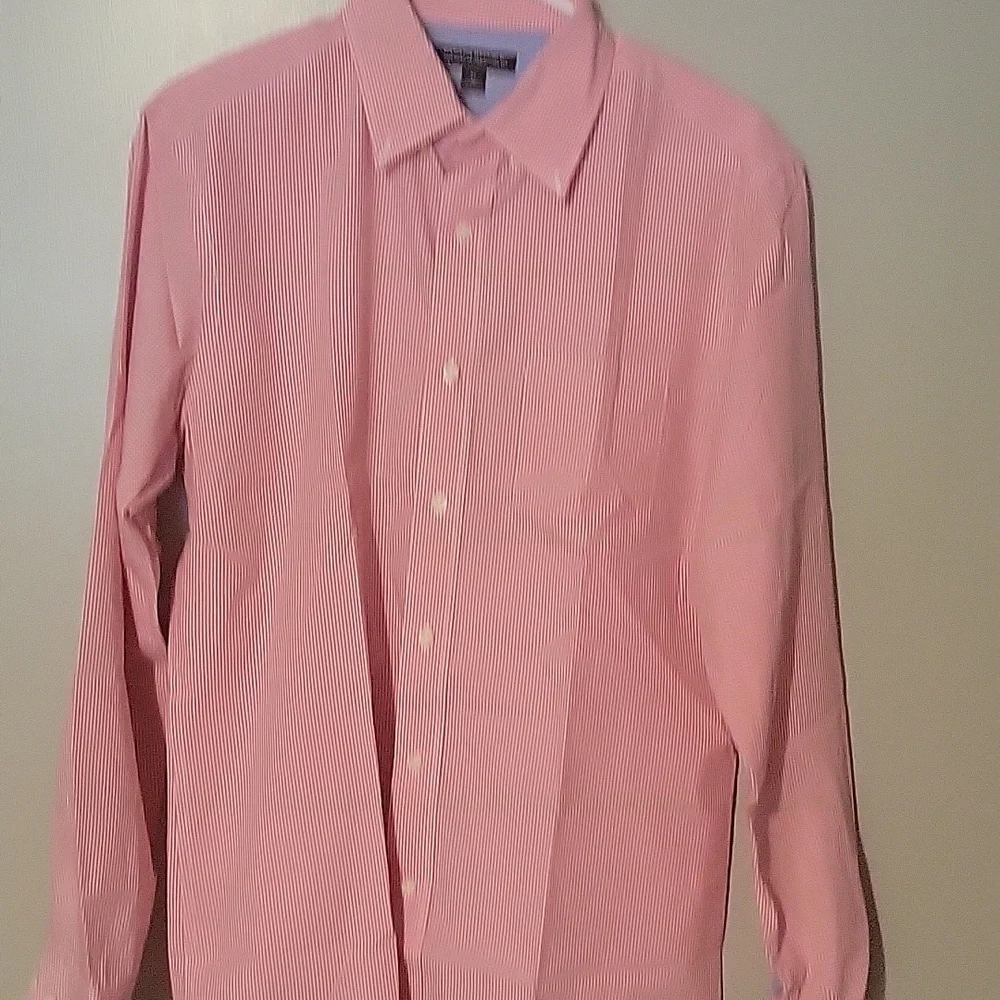 Banana Republic Button Down Longsleeve Shirt Red‎ Mens Size Medium